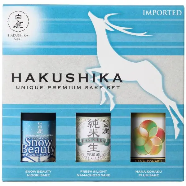 Hakushika Unique Sake Set