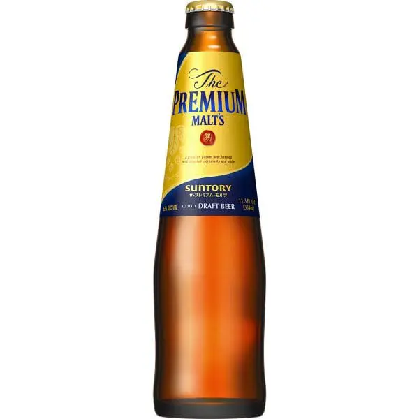 Suntory Premium Malts Beer Bottle