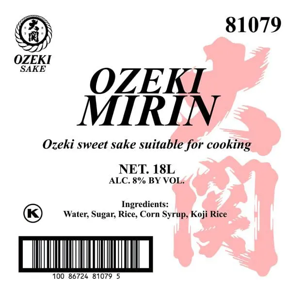 Ozeki Mirin 18.00L